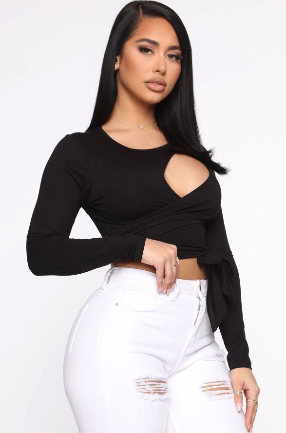 Catalina Wrap Crop Top