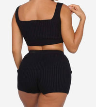 Load image into Gallery viewer, Porsha Two piece in Black
