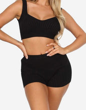 Load image into Gallery viewer, Porsha Two piece in Black
