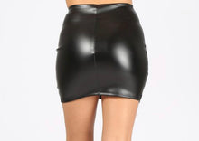 Load image into Gallery viewer, Donna Pleather Skirt
