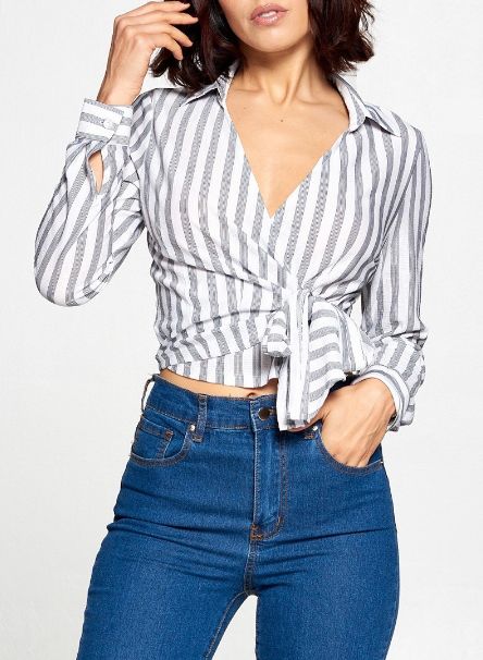 Stella Wrap Blouse